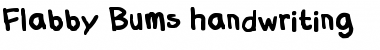 Download Flabby Bums handwriting Font Download Flabby Bums handwriting Font