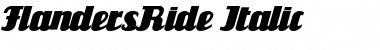 Download FlandersRide Font Download FlandersRide Font