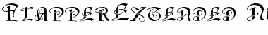 Download FlapperExtended Font Download FlapperExtended Font