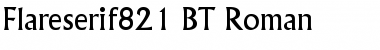 Download Flareserif821 BT Font Download Flareserif821 BT Font