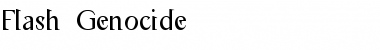 Download Flash Genocide Font Download Flash Genocide Font