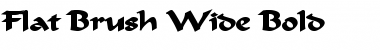 Download Flat Brush Wide Font Download Flat Brush Wide Font