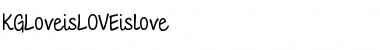 Download KG Love is LOVE is love Font Download KG Love is LOVE is love Font