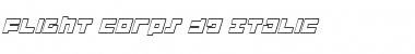 Download Flight Corps 3D Italic Font Download Flight Corps 3D Italic Font
