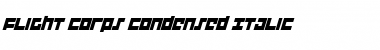 Download Flight Corps Condensed Italic Font Download Flight Corps Condensed Italic Font