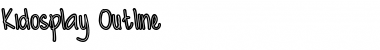 Download Kidosplay Outline Font Download Kidosplay Outline Font