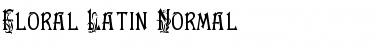 Download Floral Latin Font Download Floral Latin Font