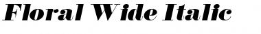 Download Floral Wide Font Download Floral Wide Font