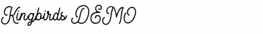 Download Kingbirds Regular DEMO Font Download Kingbirds Regular DEMO Font