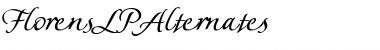 Download FlorensLPAlternates Font Download FlorensLPAlternates Font