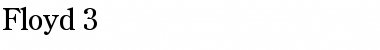 Download Floyd 3 Font Download Floyd 3 Font