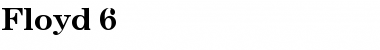 Download Floyd 6 Font Download Floyd 6 Font
