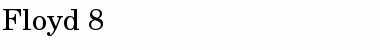 Download Floyd 8 Font Download Floyd 8 Font