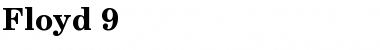 Download Floyd 9 Font Download Floyd 9 Font