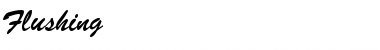 Download Flushing Font Download Flushing Font
