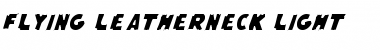 Download Flying Leatherneck Light Font Download Flying Leatherneck Light Font