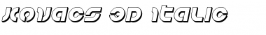 Download Kovacs 3D Italic Font Download Kovacs 3D Italic Font