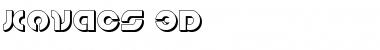 Download Kovacs 3D Font Download Kovacs 3D Font