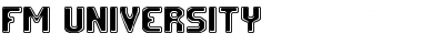 Download FM University Font Download FM University Font