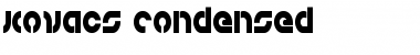 Download Kovacs Condensed Font Download Kovacs Condensed Font