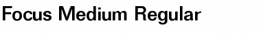 Download Focus-Medium Font Download Focus-Medium Font
