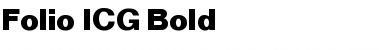 Download Folio ICG Font Download Folio ICG Font