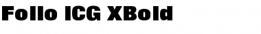 Download Folio ICG XBold Font Download Folio ICG XBold Font