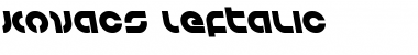 Download Kovacs Leftalic Font Download Kovacs Leftalic Font