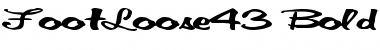 Download FootLoose43 Font Download FootLoose43 Font