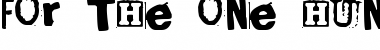 Download For The One Hundreth Time Font Download For The One Hundreth Time Font