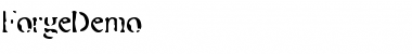 Download ForgeDemo Font Download ForgeDemo Font