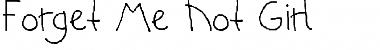 Download Forget Me Not Font Download Forget Me Not Font