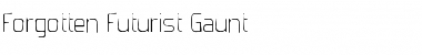 Download Forgotten Futurist Gaunt Font Download Forgotten Futurist Gaunt Font