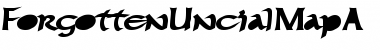 Download ForgottenUncialMapA Font Download ForgottenUncialMapA Font