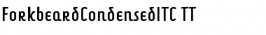 Download ForkbeardCondensedITC TT Font Download ForkbeardCondensedITC TT Font