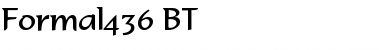 Download Formal436 BT Font Download Formal436 BT Font
