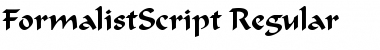 Download FormalistScript-Regular Font Download FormalistScript-Regular Font
