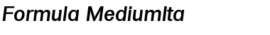 Download Formula-MediumIta Font Download Formula-MediumIta Font