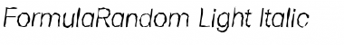 Download FormulaRandom-Light Font Download FormulaRandom-Light Font