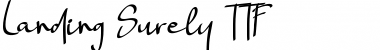 Download Landing Surely Font Download Landing Surely Font