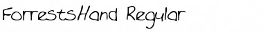 Download ForrestsHand Font Download ForrestsHand Font