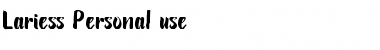 Download Lariess Font Download Lariess Font