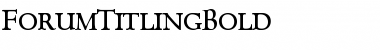 Download ForumTitlingBold Font Download ForumTitlingBold Font