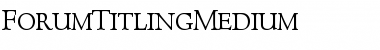 Download ForumTitlingMedium Font Download ForumTitlingMedium Font