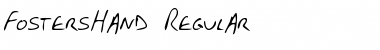 Download FostersHand Font Download FostersHand Font
