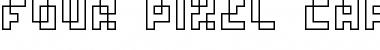 Download four pixel caps Font Download four pixel caps Font