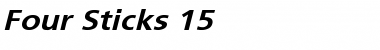 Download Four Sticks 15 Font Download Four Sticks 15 Font