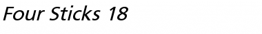 Download Four Sticks 18 Font Download Four Sticks 18 Font