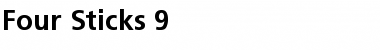 Download Four Sticks 9 Font Download Four Sticks 9 Font