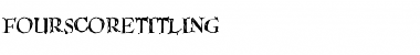 Download FourScoreTitling Font Download FourScoreTitling Font
